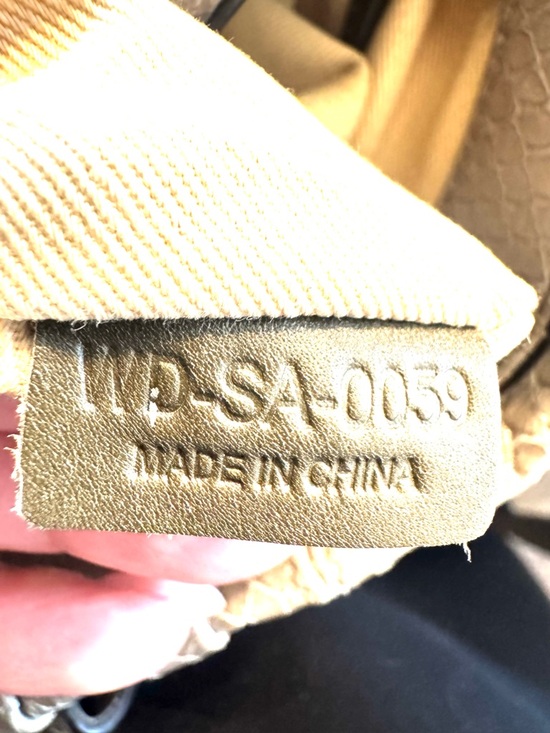 Vintage Y2K Celine Pillow Python-Embossed High Gloss Hobo Bag - Picture 6 of 9